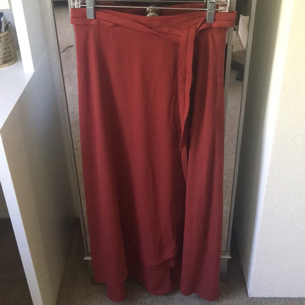 Wh|Bm Wrap Maxi Skirt View 5